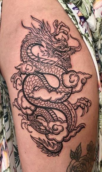 Chinese Dragon Tattoos 8