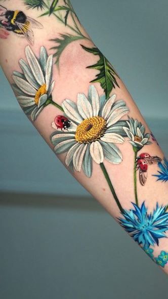 Daisy Tattoos 116