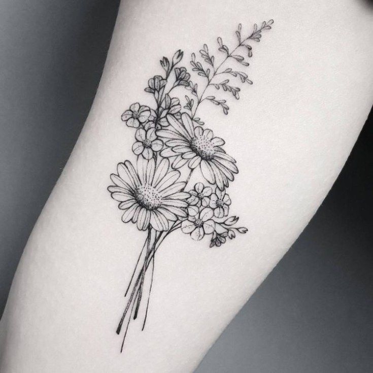 Daisy Tattoos 28