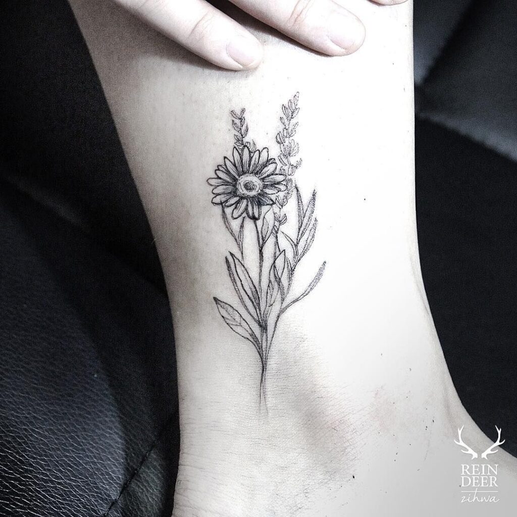 Daisy Tattoos 30