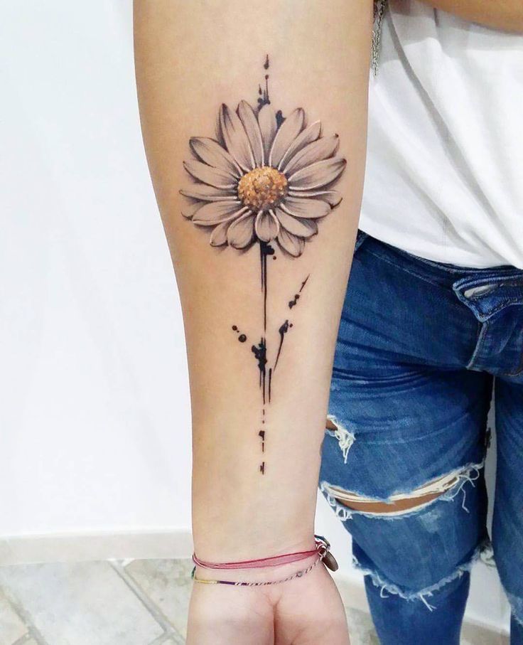 Daisy Tattoos 33