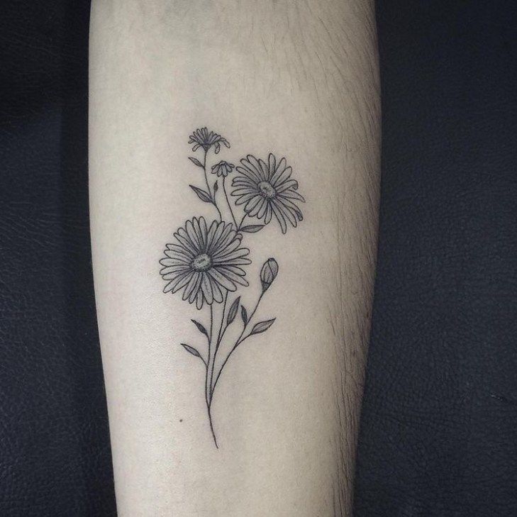 Daisy Tattoos 43