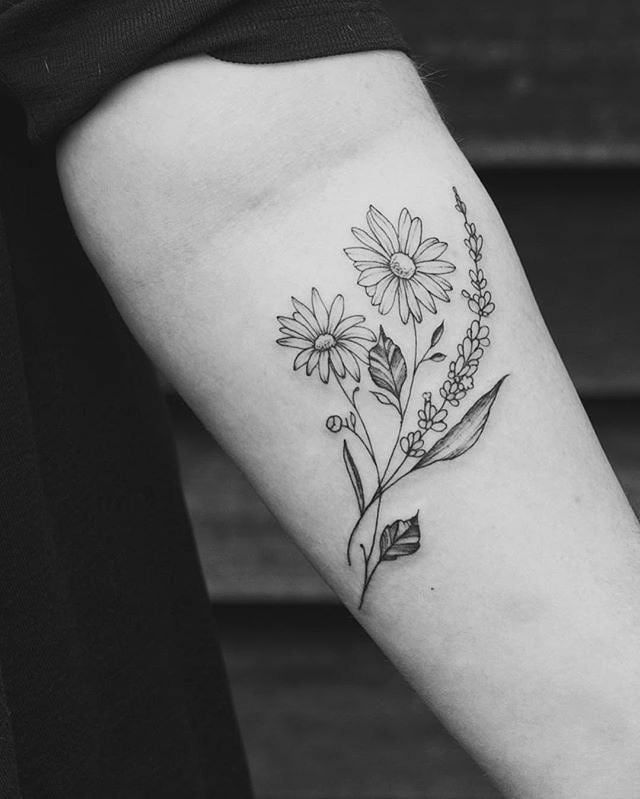 Daisy Tattoos 5