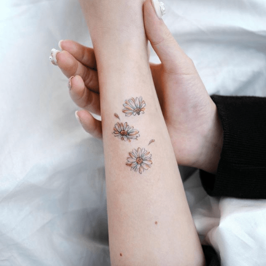 Daisy Tattoos 7