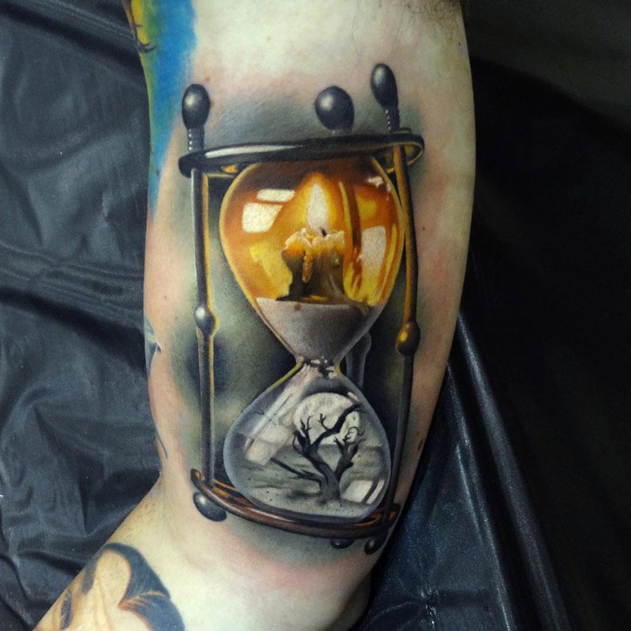 Hourglass Tattoos 12