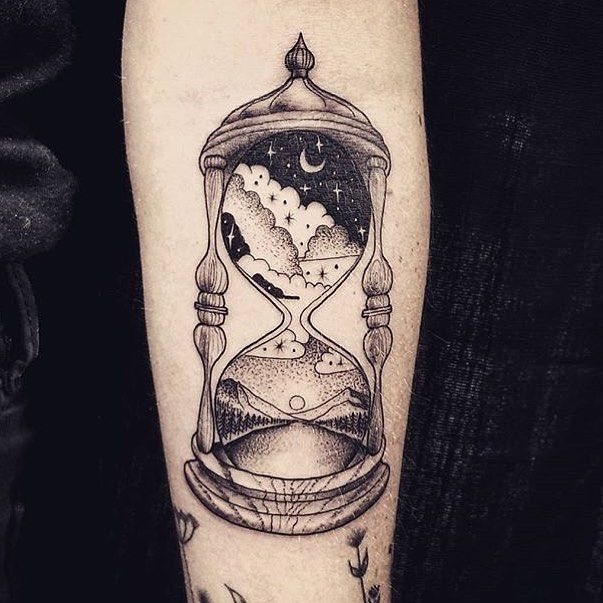 Hourglass Tattoos 136