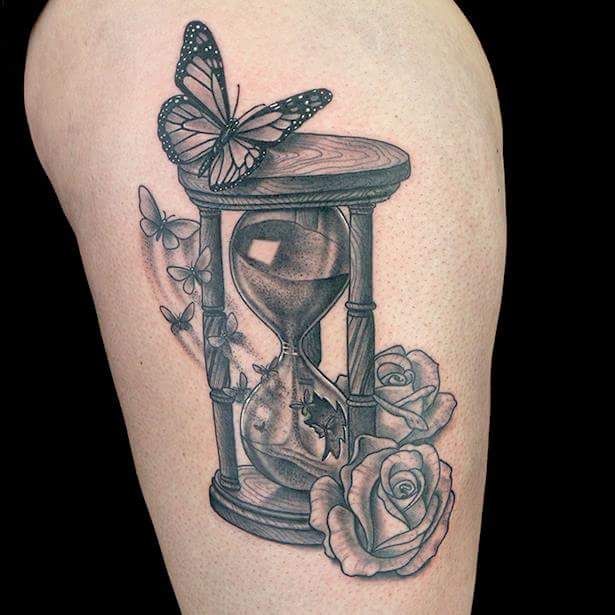 Hourglass Tattoos 21