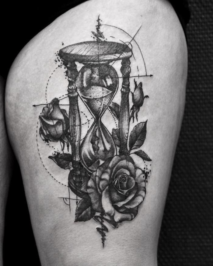 Hourglass Tattoos 39