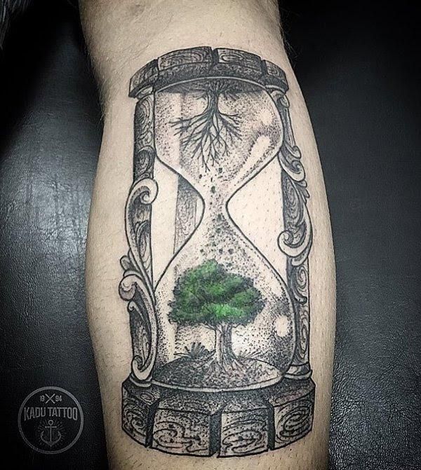 Hourglass Tattoos 44