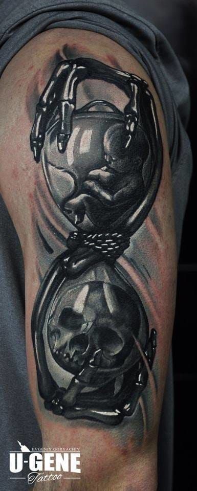 Hourglass Tattoos 64