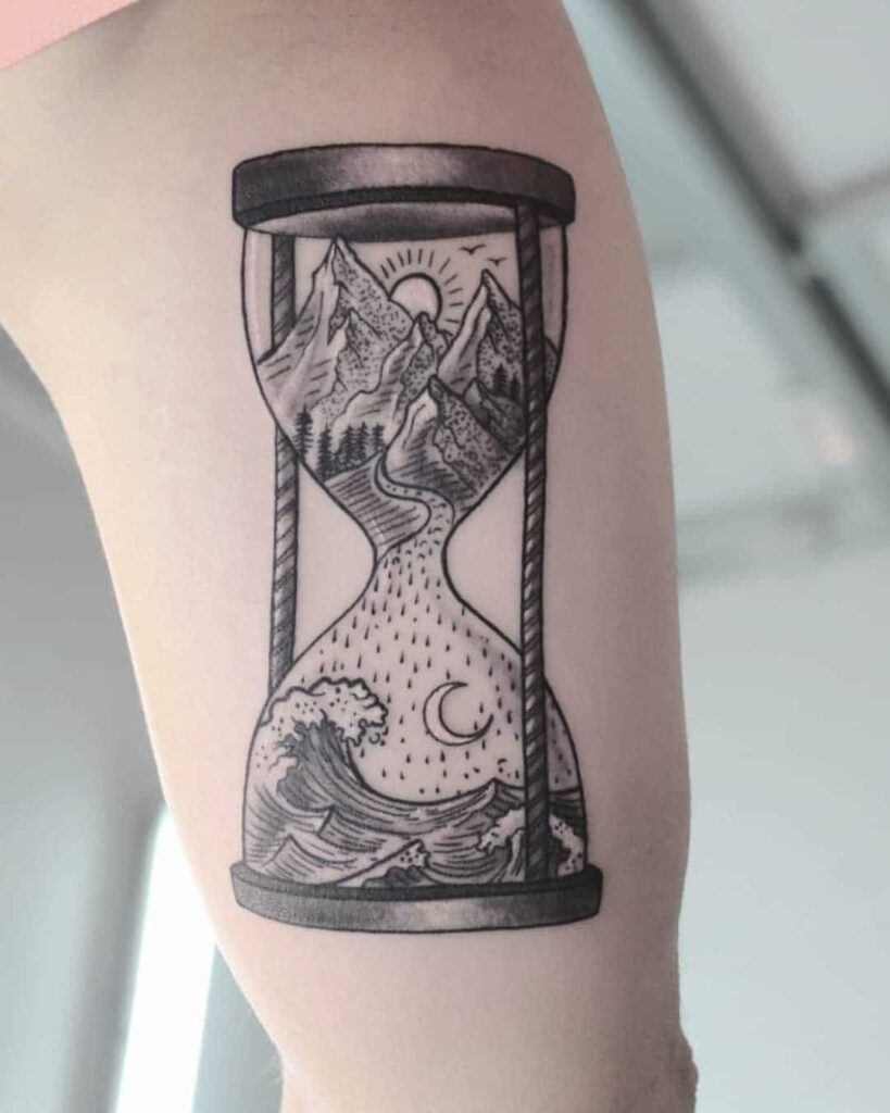 Hourglass Tattoos 82