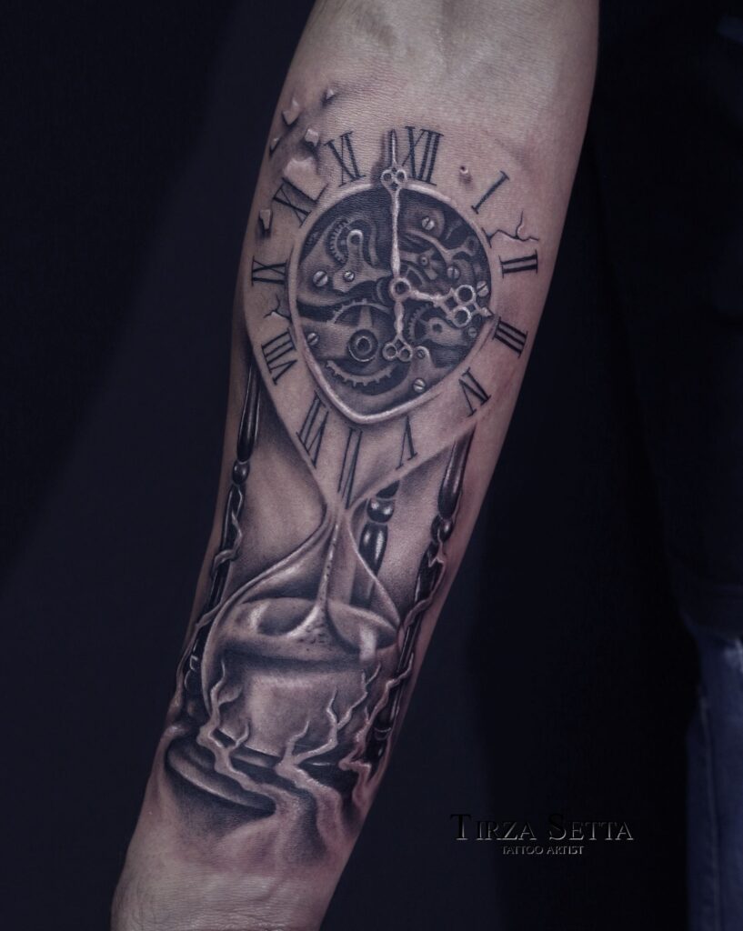 Hourglass Tattoos 93