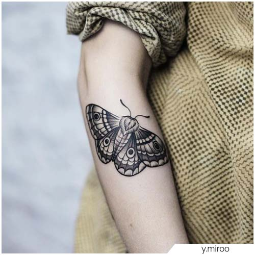 Moth Tattoos 10