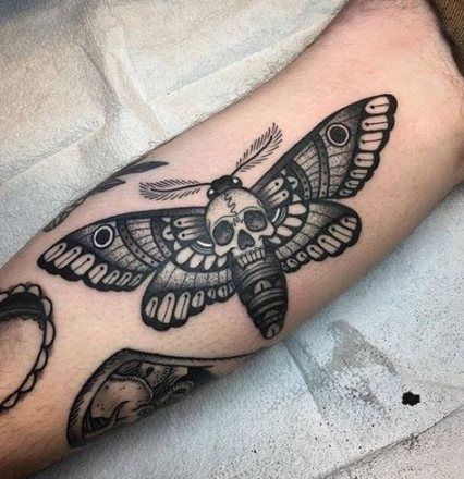 Moth Tattoos 100