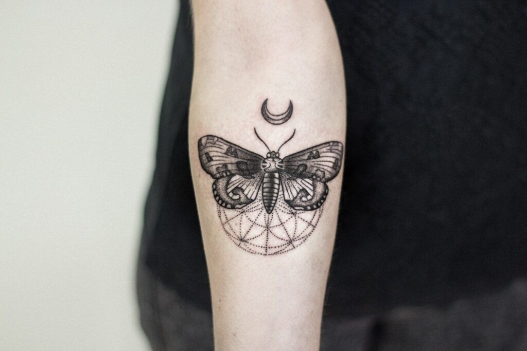 Moth Tattoos 110