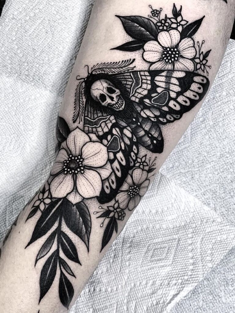 Moth Tattoos 112