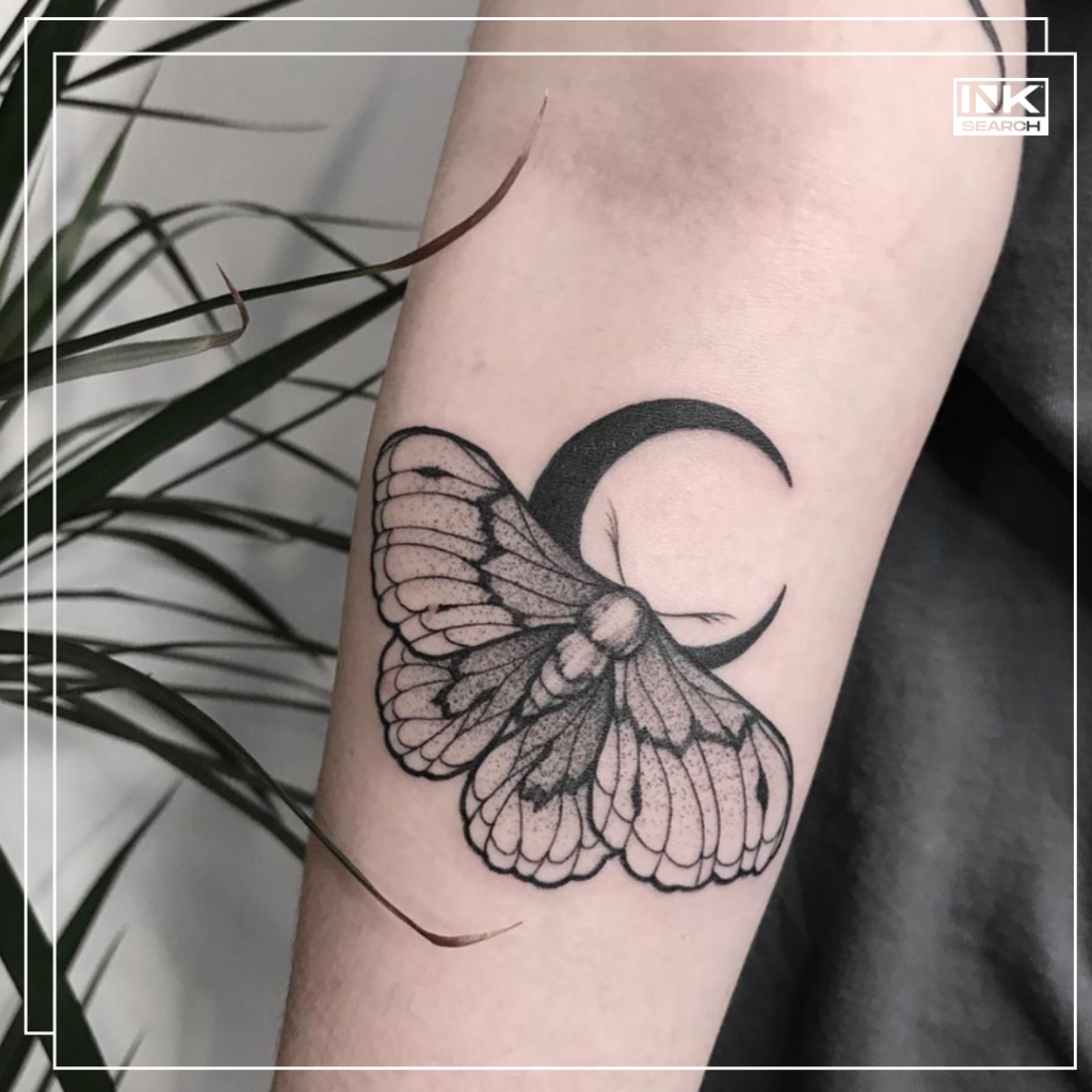 Moth Tattoos 12