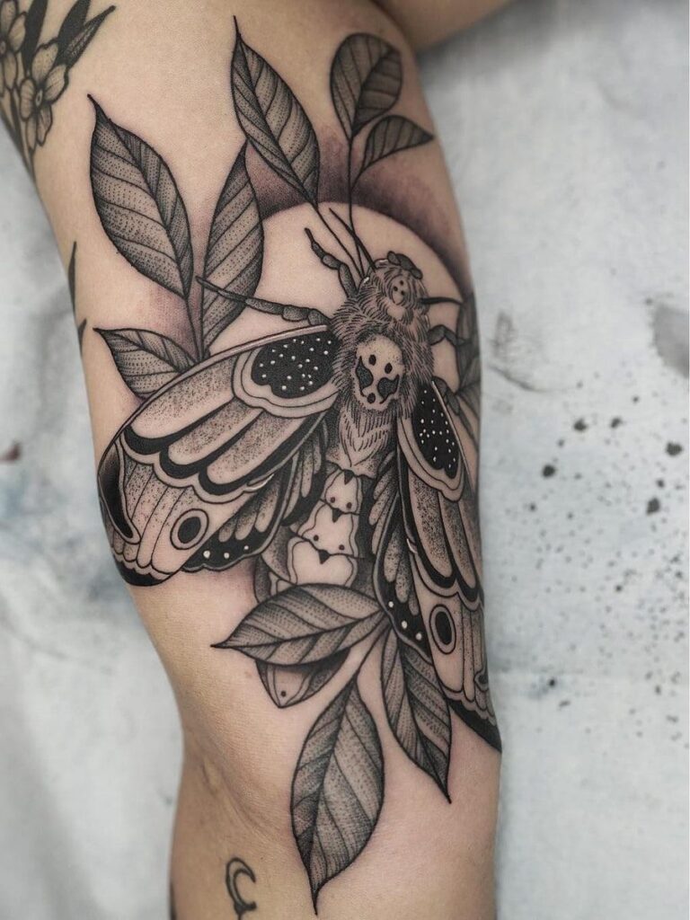 Moth Tattoos 129