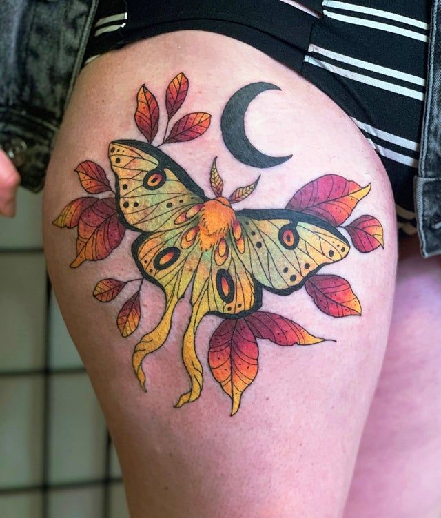 Moth Tattoos 13