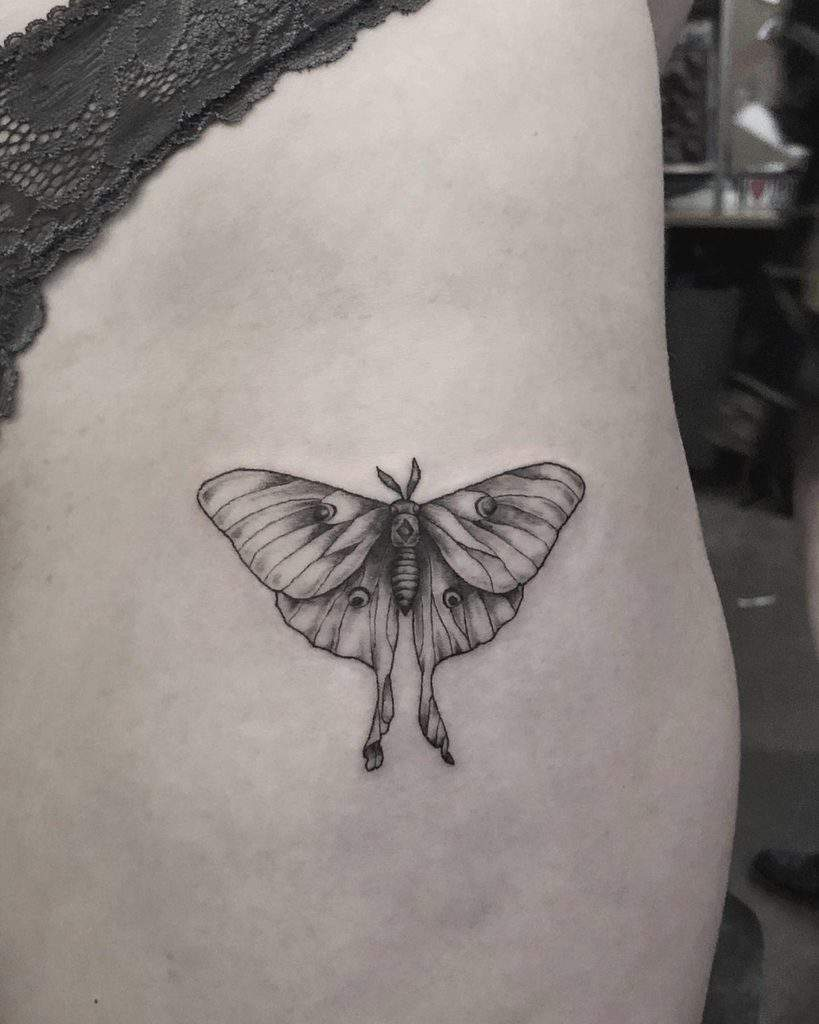 Moth Tattoos 13