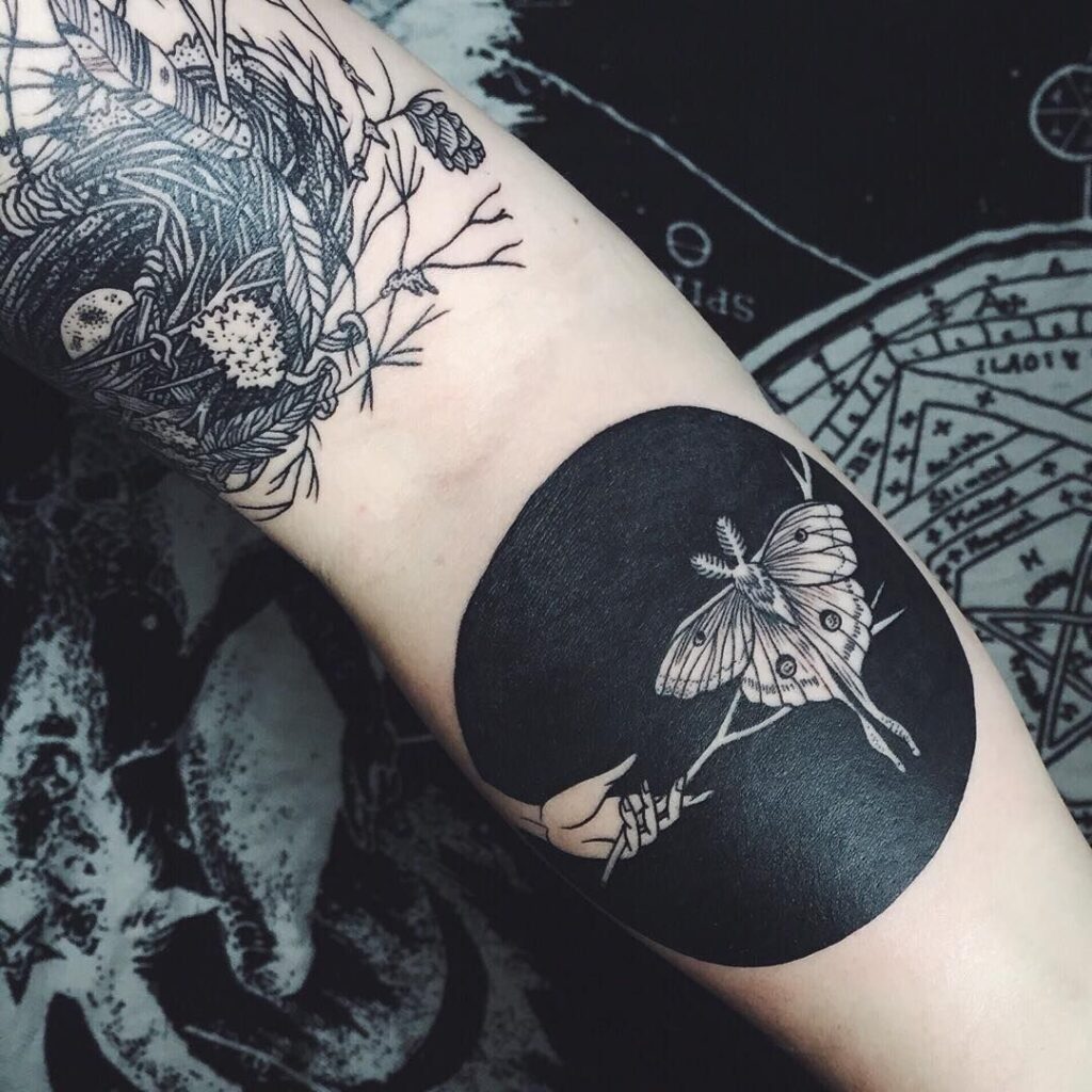 Moth Tattoos 17