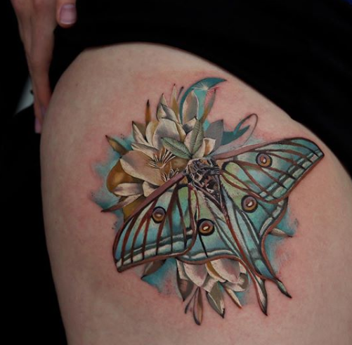 Moth Tattoos 18