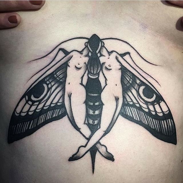 Moth Tattoos 28