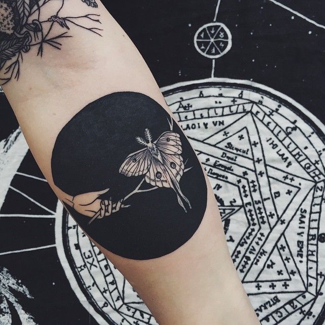 Moth Tattoos 32