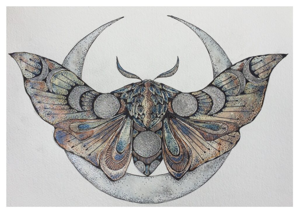 Moth Tattoos 37