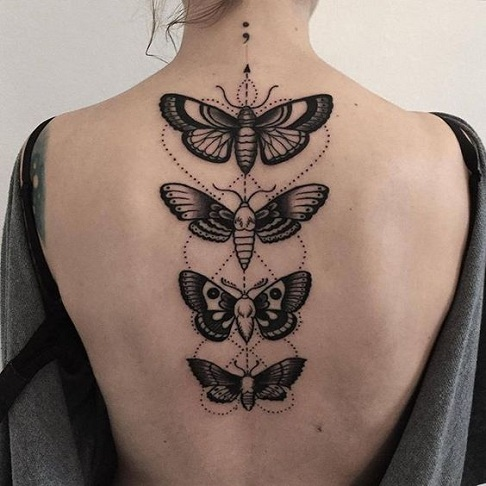 Moth Tattoos 5