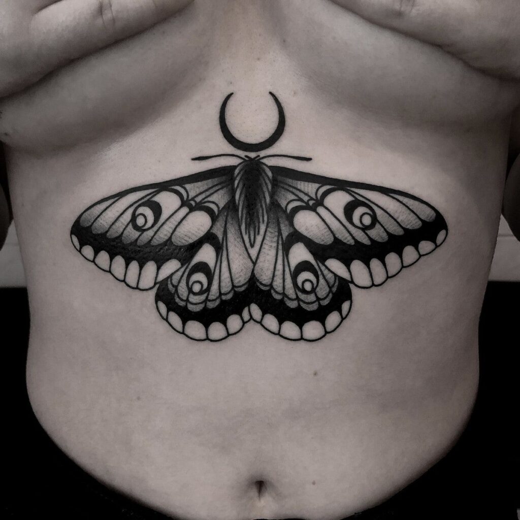 Moth Tattoos 59