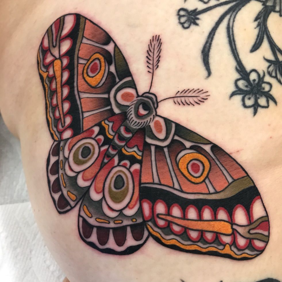Moth Tattoos 79
