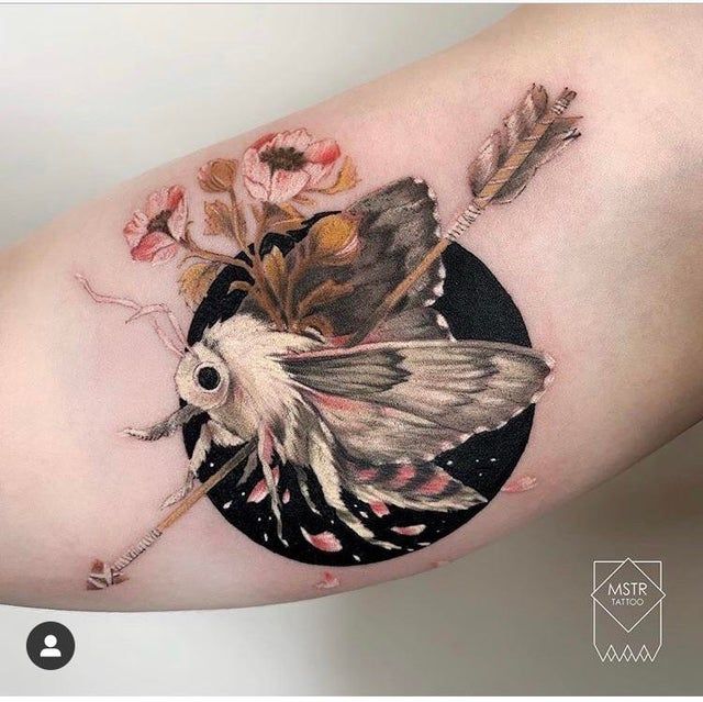 Moth Tattoos 83