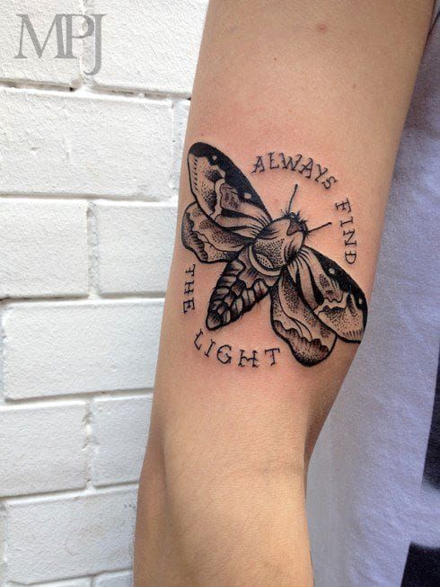 Moth Tattoos 87