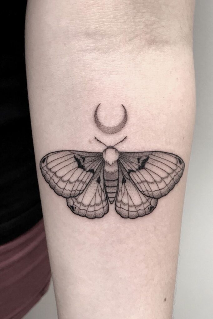 Moth Tattoos 96