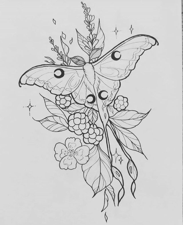 Moth Tattoos 97