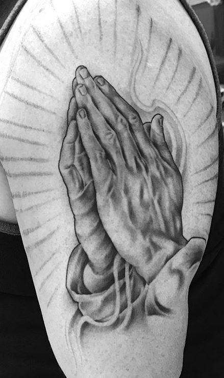 Praying Hand Tattoos 100