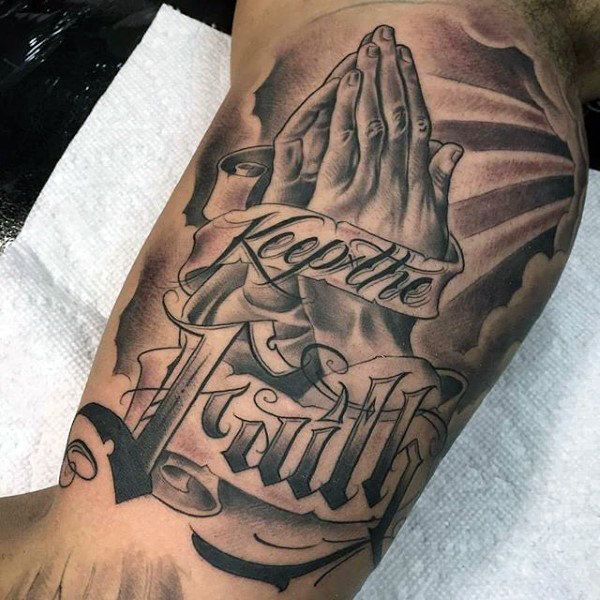 Praying Hand Tattoos 104