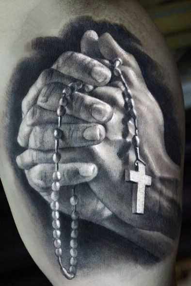 Praying Hand Tattoos 105