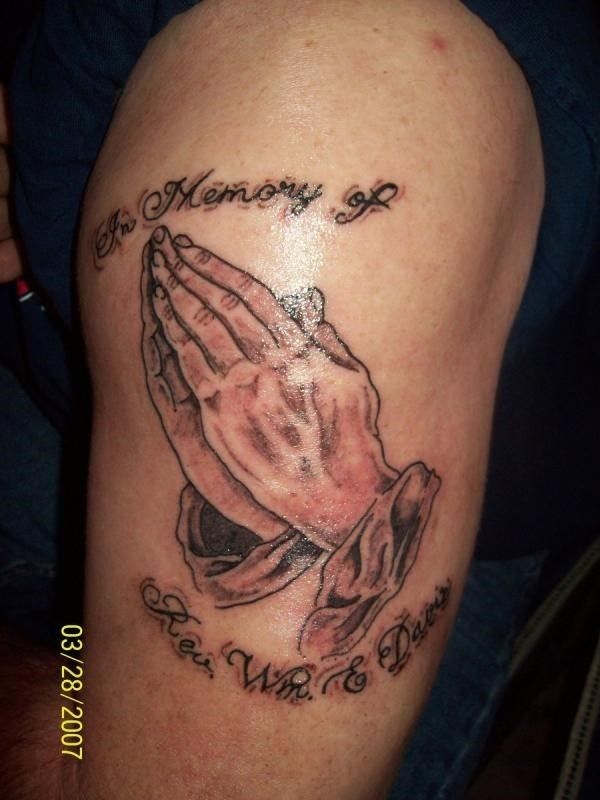 Praying Hand Tattoos 114