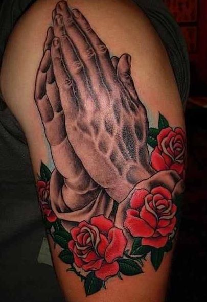 Praying Hand Tattoos 125