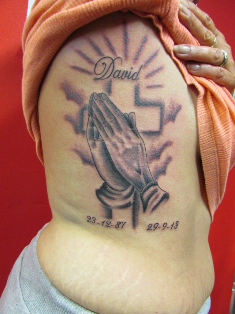 Praying Hand Tattoos 126