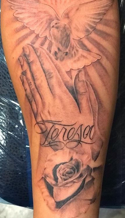 Praying Hand Tattoos 127