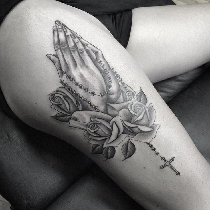Praying Hand Tattoos 130