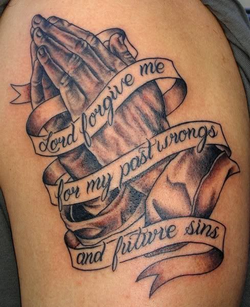 Praying Hand Tattoos 134