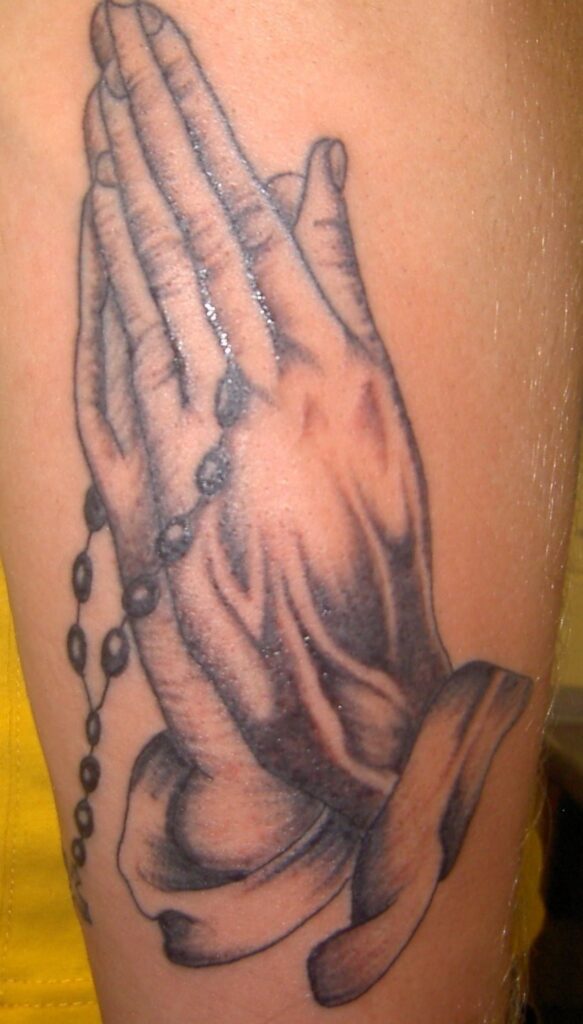Praying Hand Tattoos 138