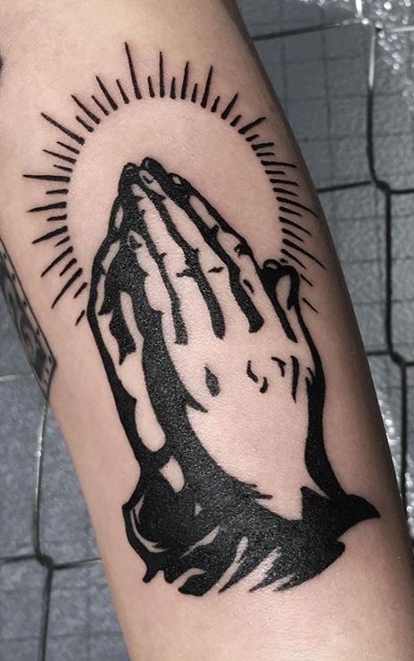 Praying Hand Tattoos 145