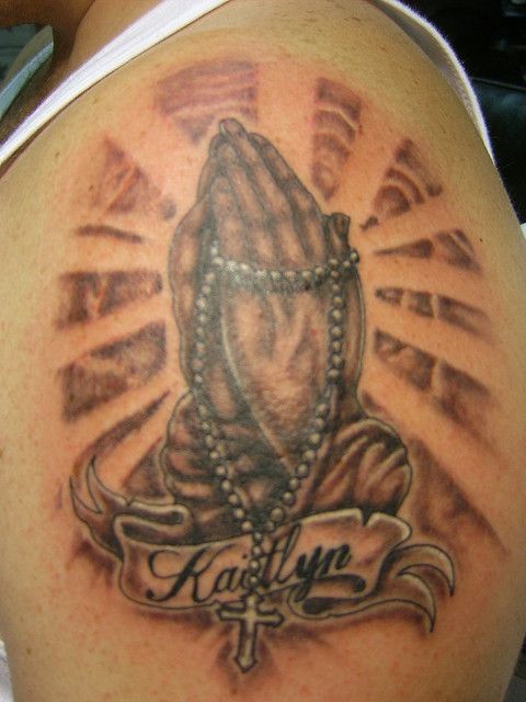 Praying Hand Tattoos 149