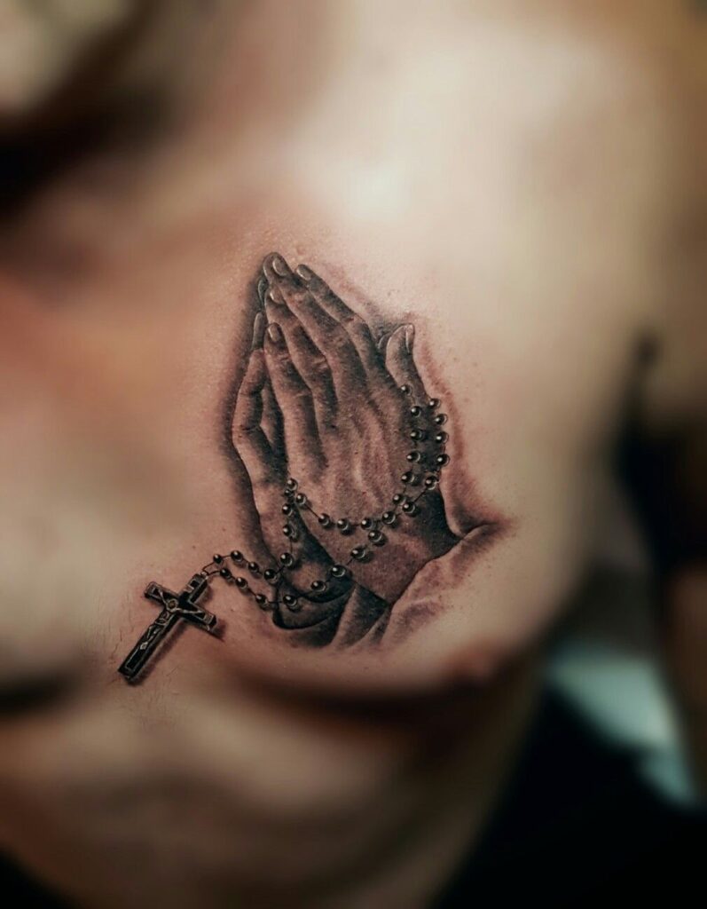 Praying Hand Tattoos 151