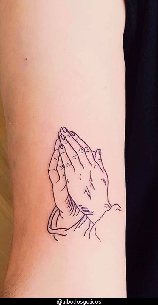 Praying Hand Tattoos 154